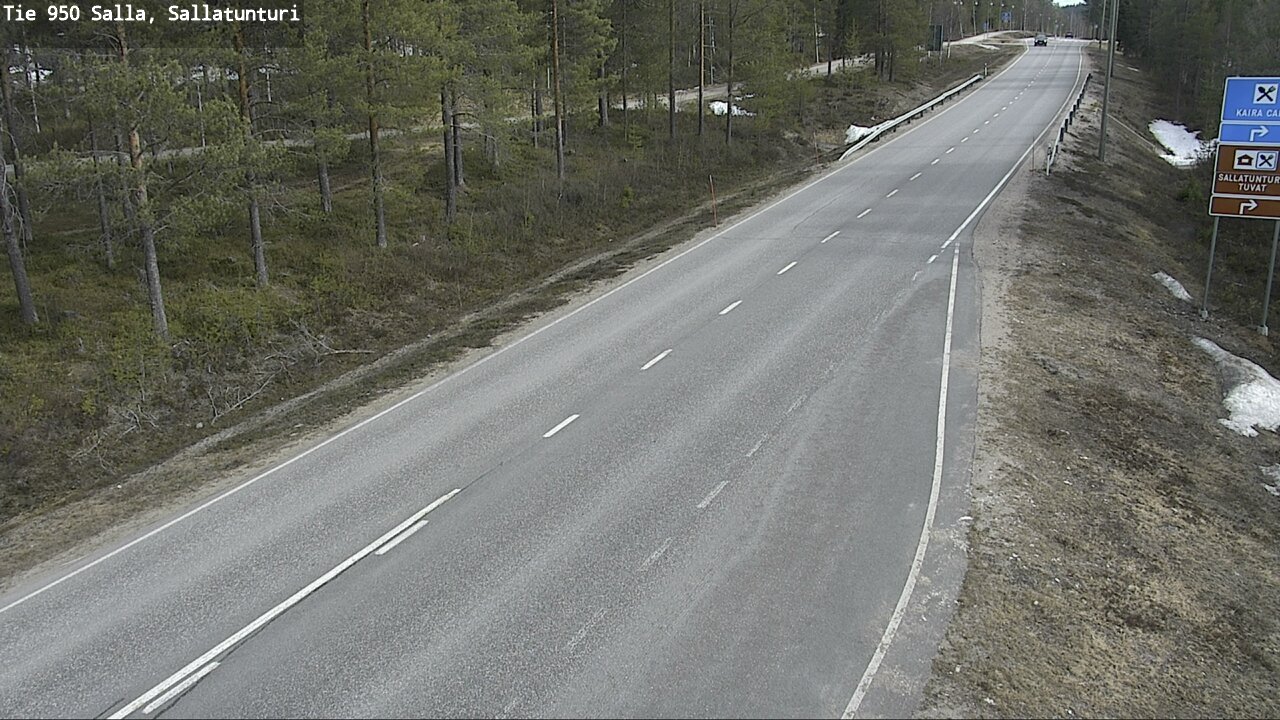Kelikamerat Kuva Tie 950 Salla, Sallatunturi, Salla, Lappi