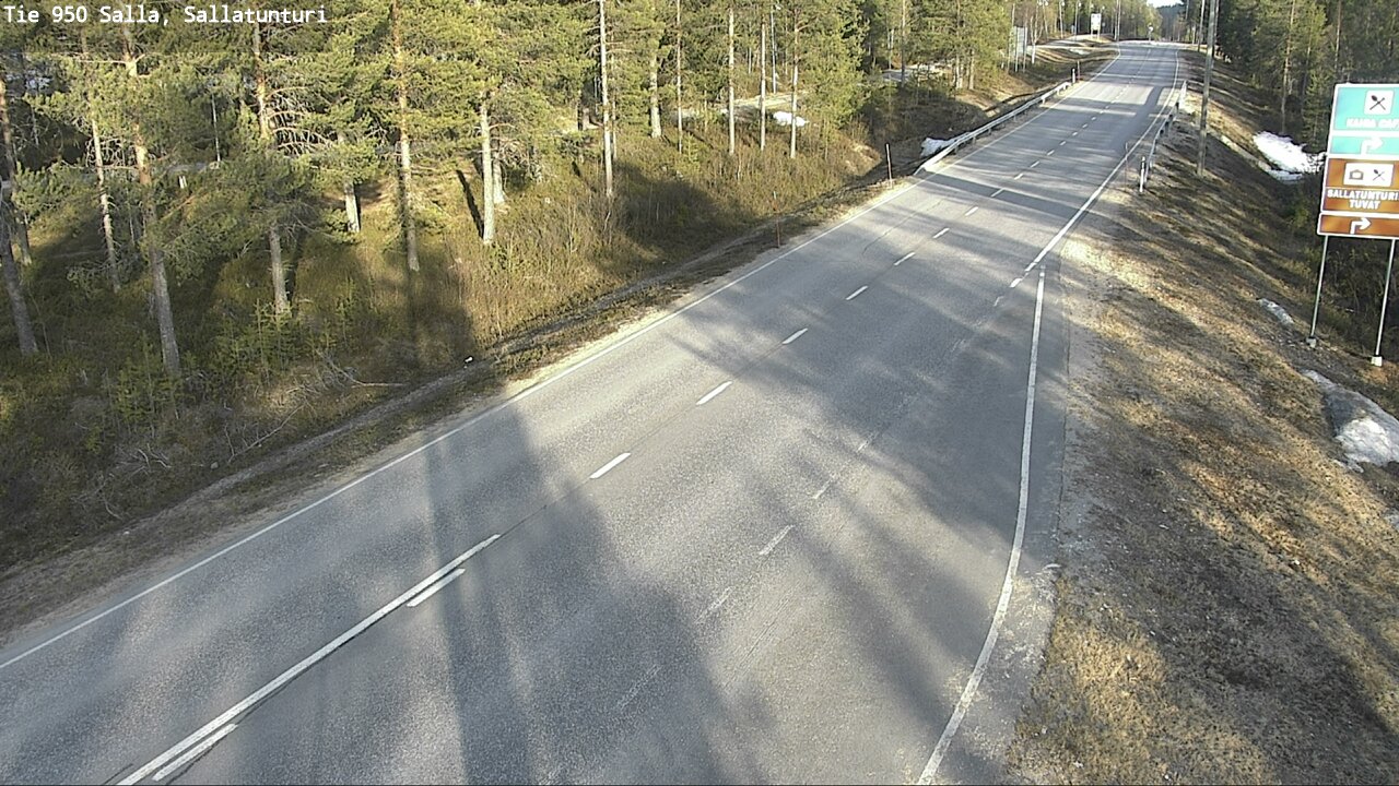 Kelikamerat Kuva Tie 950 Salla, Sallatunturi, Salla, Lappi
