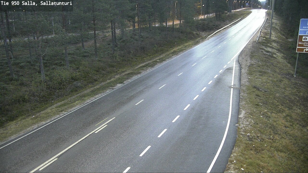 Kelikamerat Kuva Tie 950 Salla, Sallatunturi, Salla, Lappi