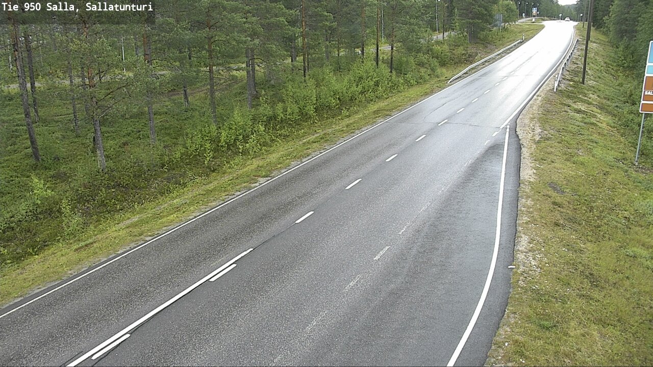 Weather Camera Image Road 950 Salla, Sallatunturi, Salla, Lappi
