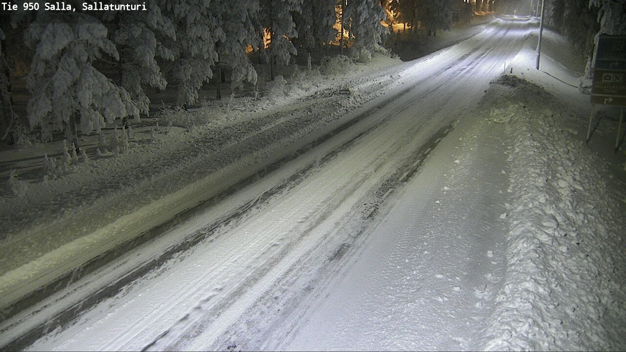 Kelikamerat Kuva Tie 950 Salla, Sallatunturi, Salla, Lappi