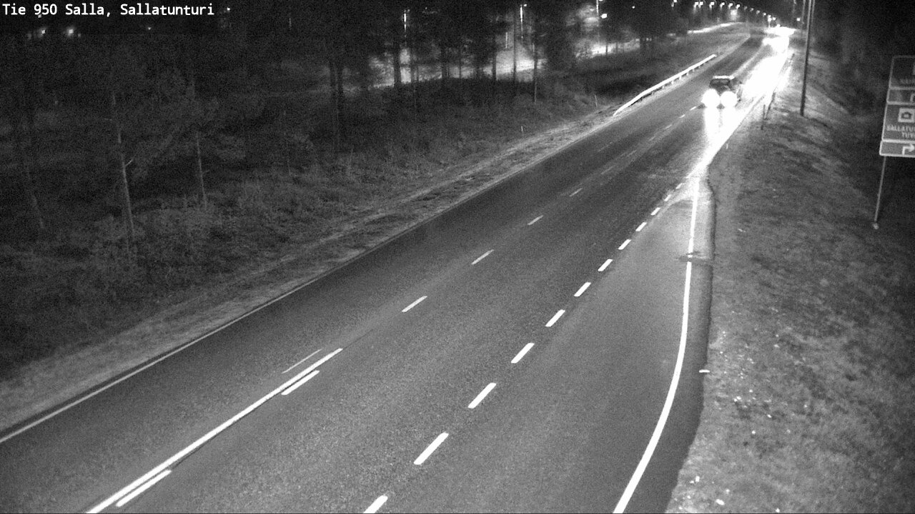Kelikamerat Kuva Tie 950 Salla, Sallatunturi, Salla, Lappi
