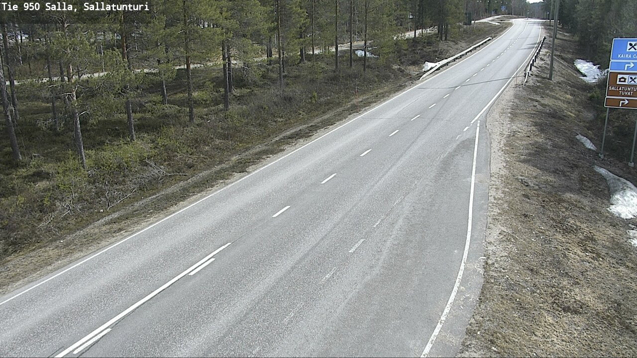 Kelikamerat Kuva Tie 950 Salla, Sallatunturi, Salla, Lappi