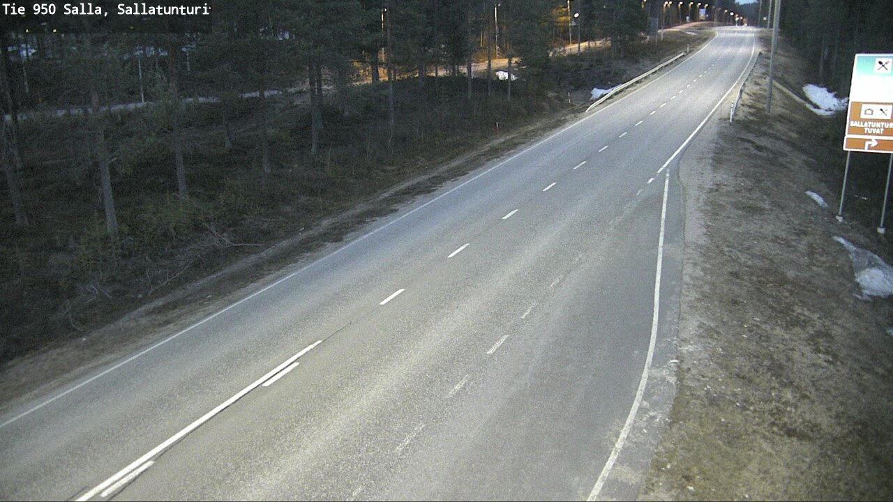 Kelikamerat Kuva Tie 950 Salla, Sallatunturi, Salla, Lappi