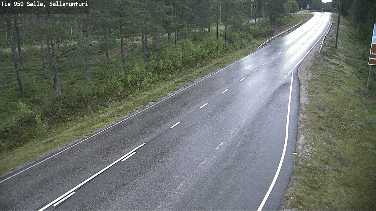 Weather Camera Image Road 950 Salla, Sallatunturi, Salla, Lappi