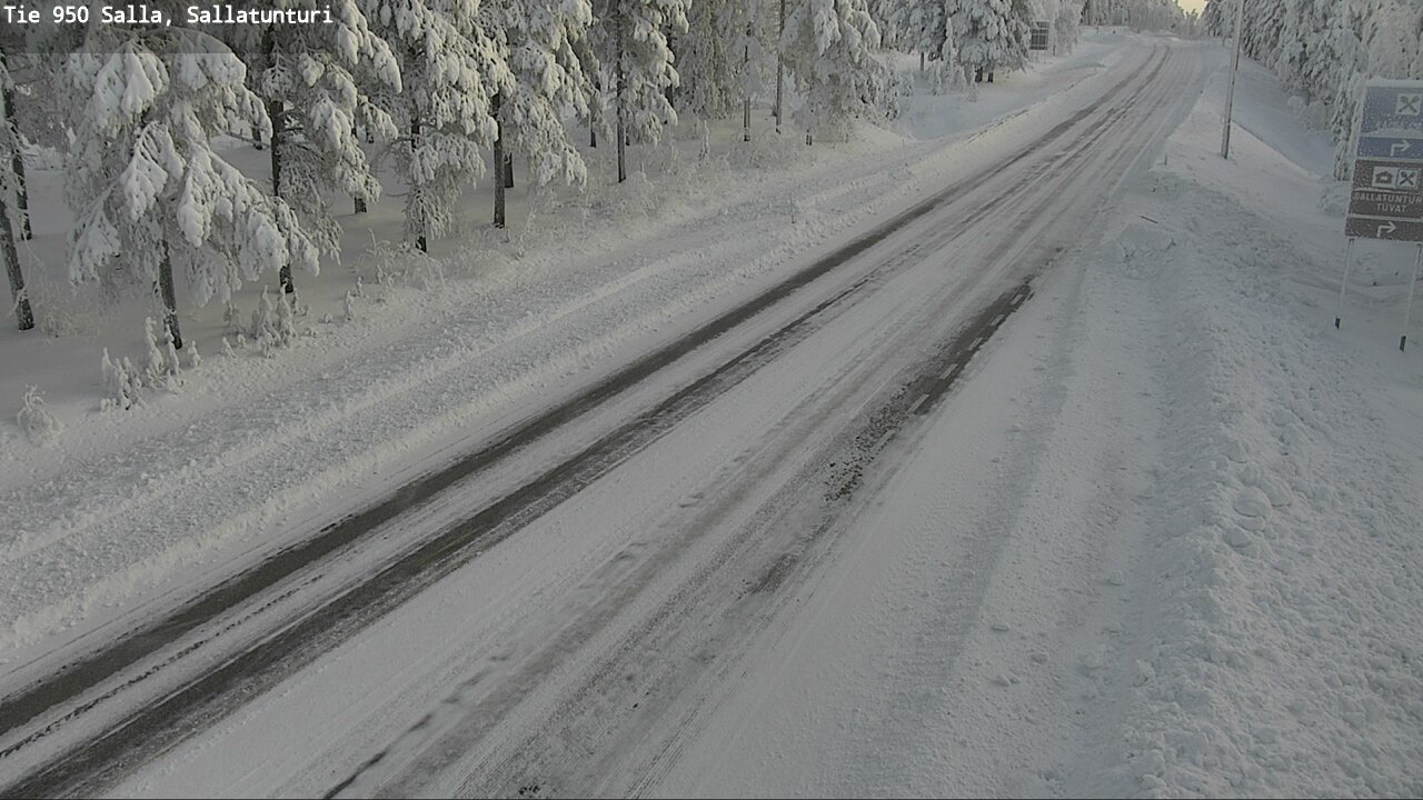 Kelikamerat Kuva Tie 950 Salla, Sallatunturi, Salla, Lappi