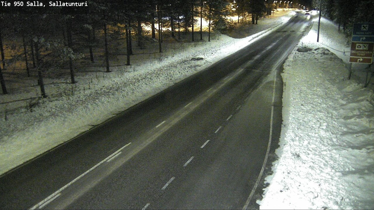 Kelikamerat Kuva Tie 950 Salla, Sallatunturi, Salla, Lappi