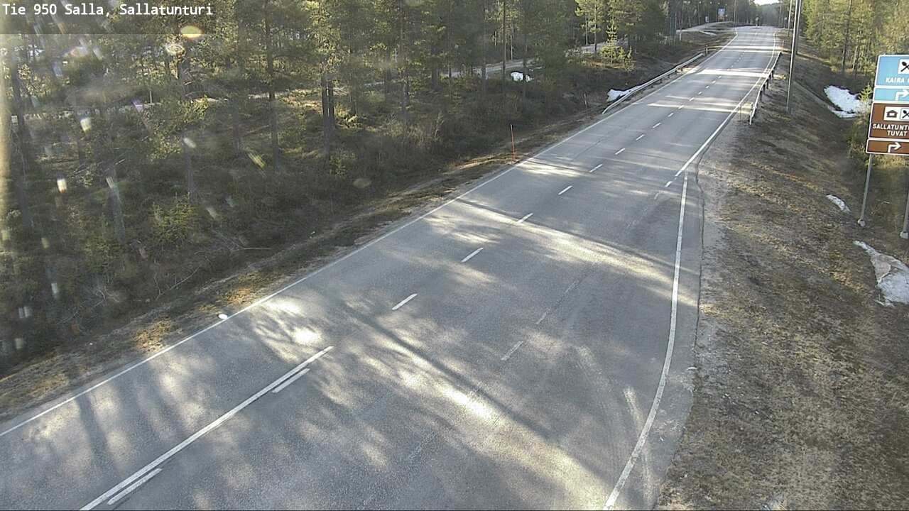 Weather Camera Image Road 950 Salla, Sallatunturi, Salla, Lappi