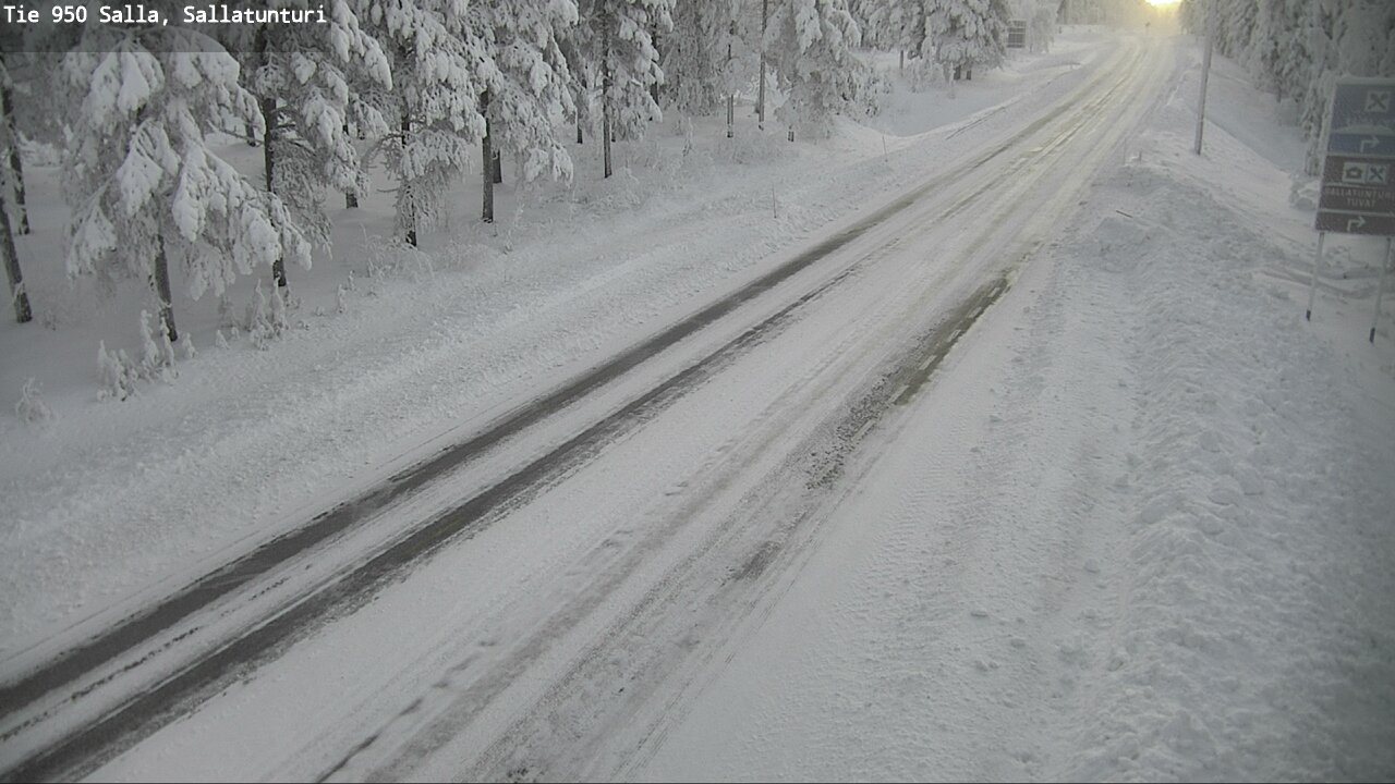 Kelikamerat Kuva Tie 950 Salla, Sallatunturi, Salla, Lappi