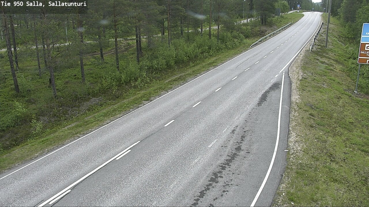 Kelikamerat Kuva Tie 950 Salla, Sallatunturi, Salla, Lappi