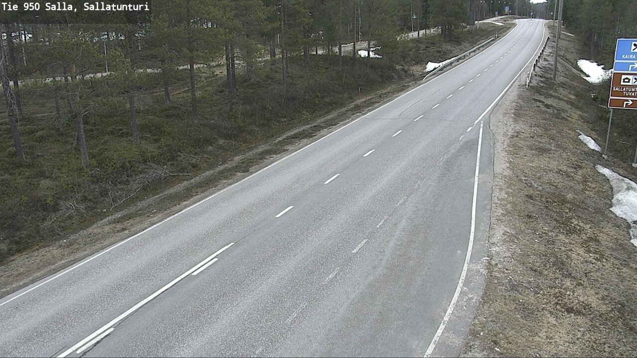 Kelikamerat Kuva Tie 950 Salla, Sallatunturi, Salla, Lappi