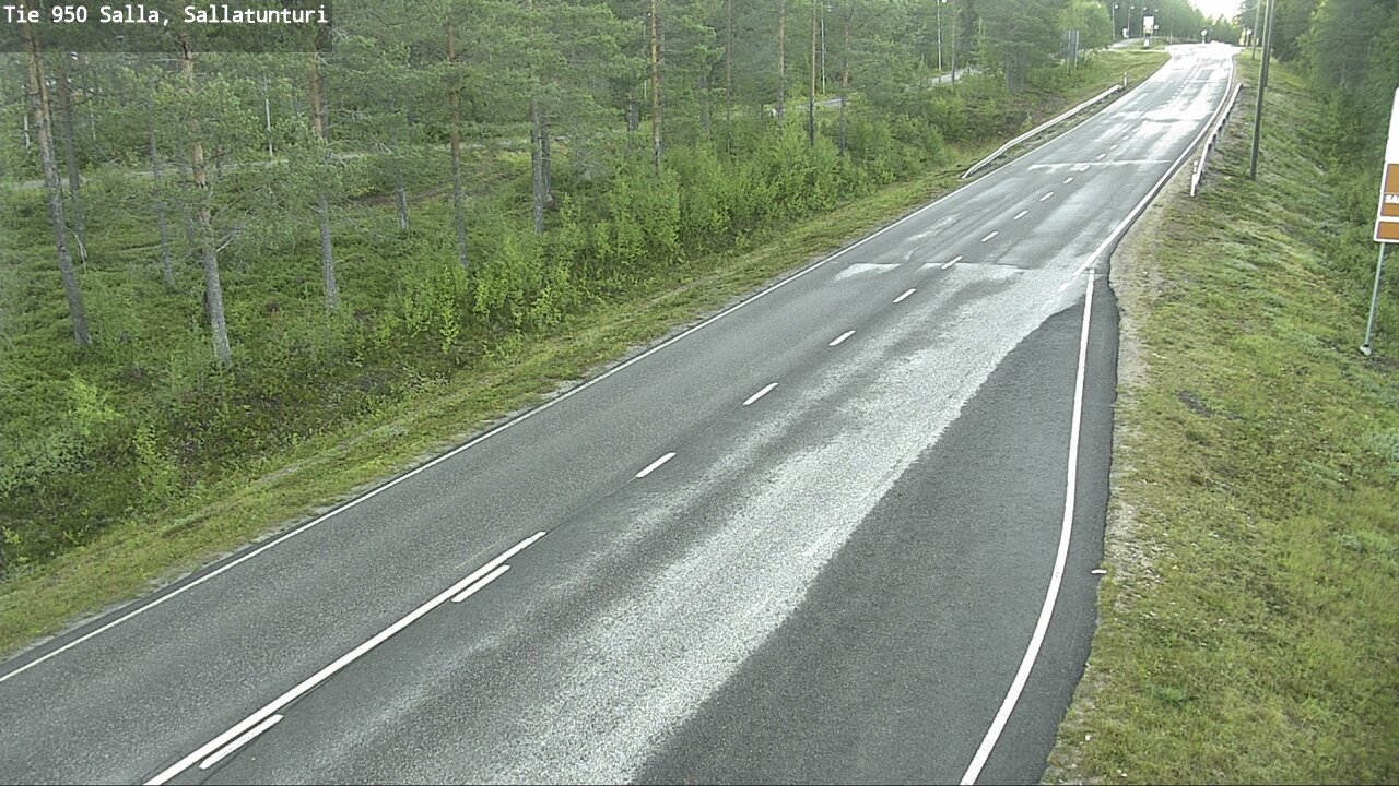 Weather Camera Image Road 950 Salla, Sallatunturi, Salla, Lappi