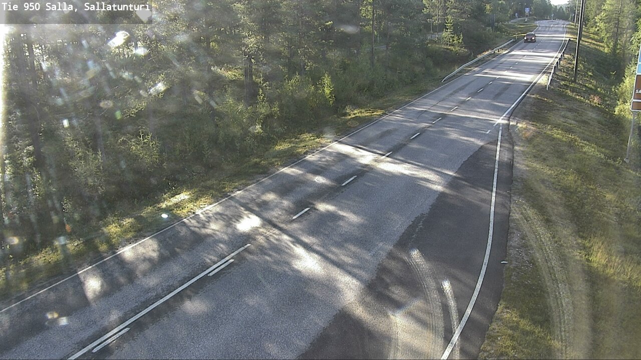 Weather Camera Image Road 950 Salla, Sallatunturi, Salla, Lappi