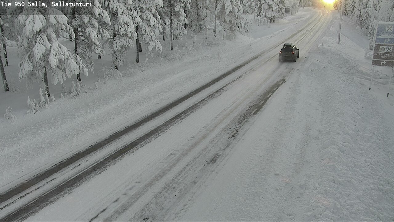 Kelikamerat Kuva Tie 950 Salla, Sallatunturi, Salla, Lappi