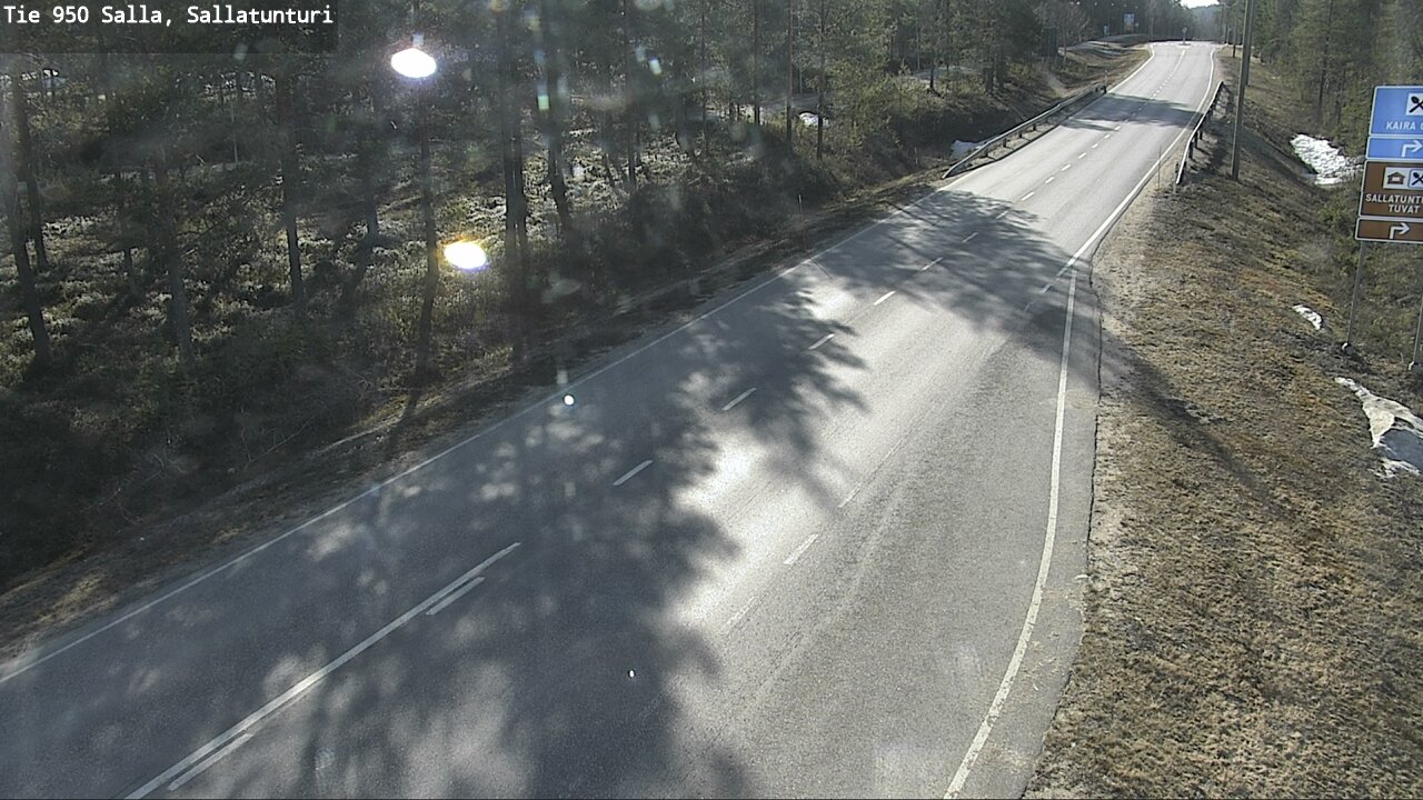 Weather Camera Image Road 950 Salla, Sallatunturi, Salla, Lappi