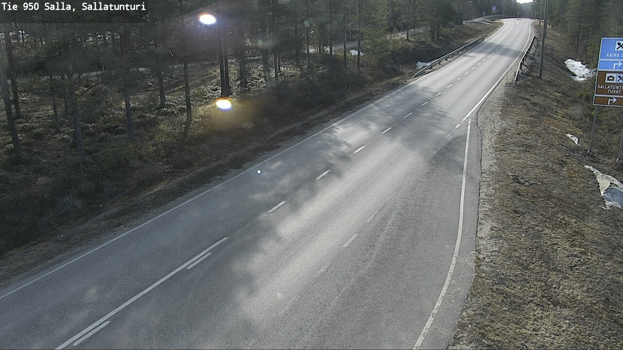 Weather Camera Image Road 950 Salla, Sallatunturi, Salla, Lappi