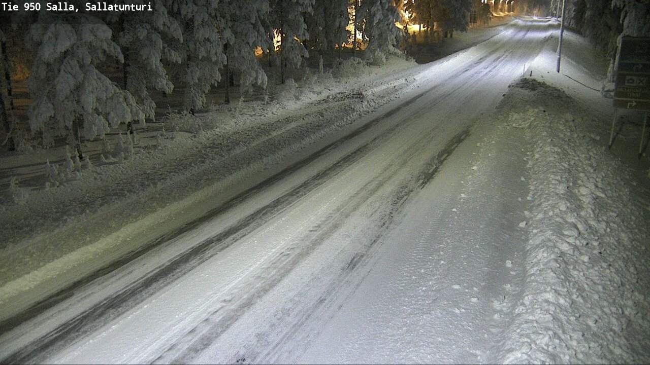 Kelikamerat Kuva Tie 950 Salla, Sallatunturi, Salla, Lappi