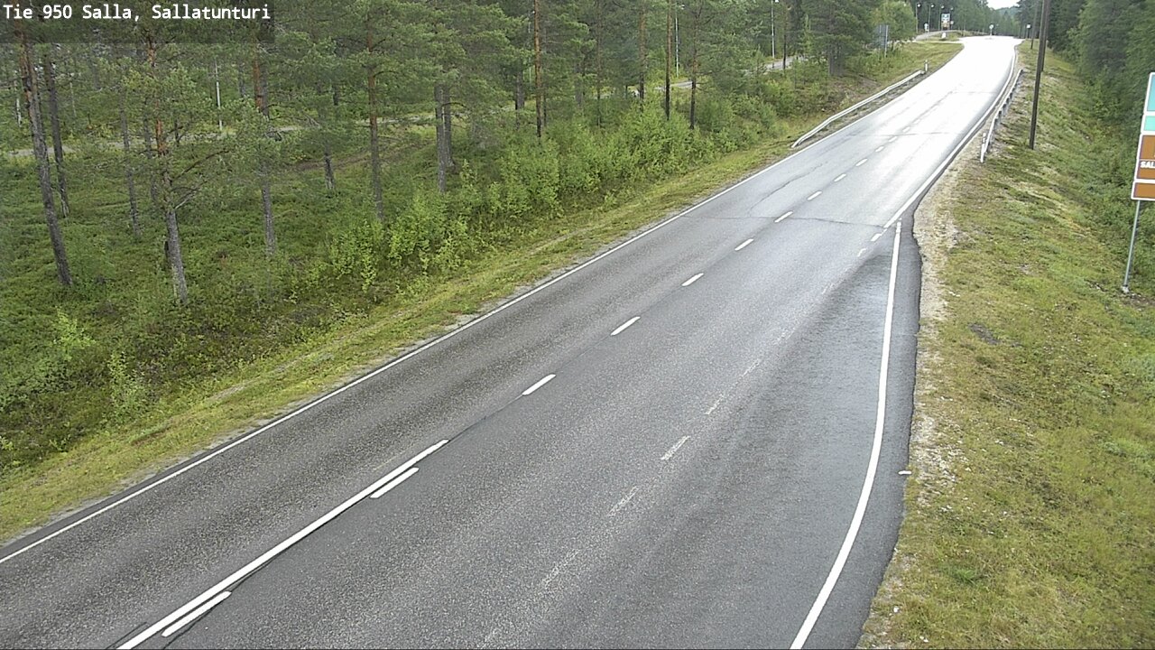 Weather Camera Image Road 950 Salla, Sallatunturi, Salla, Lappi