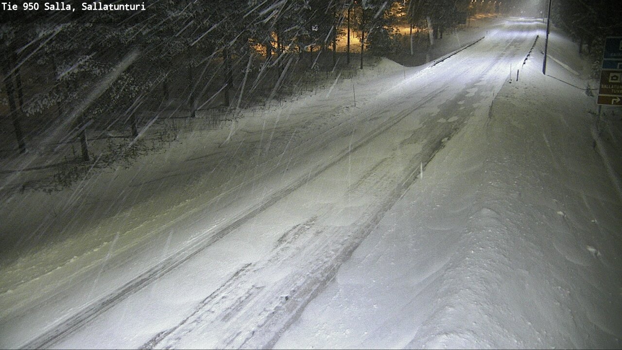 Weather Camera Image Road 950 Salla, Sallatunturi, Salla, Lappi