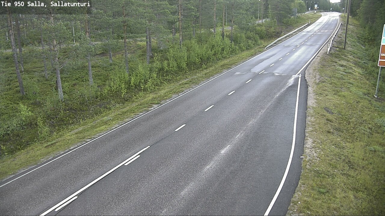 Weather Camera Image Road 950 Salla, Sallatunturi, Salla, Lappi