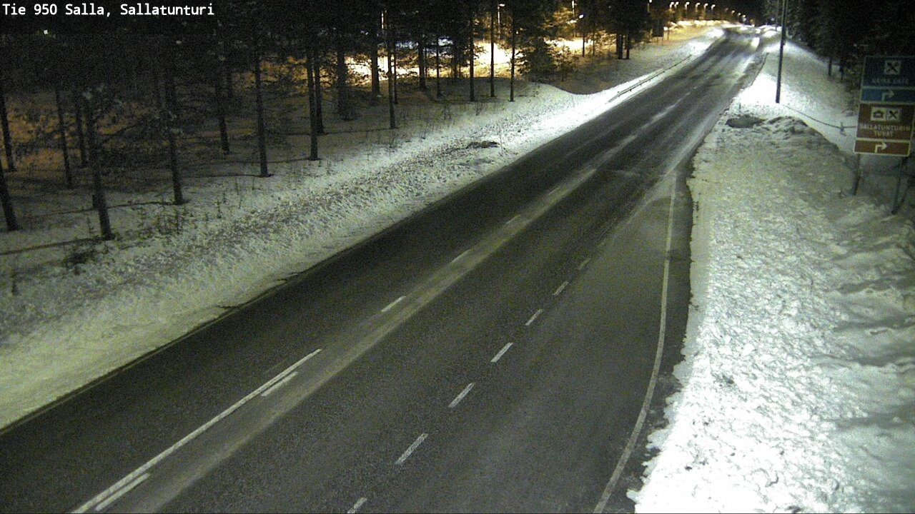 Kelikamerat Kuva Tie 950 Salla, Sallatunturi, Salla, Lappi