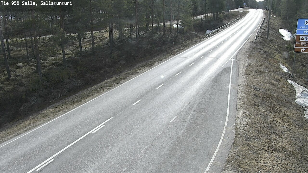 Kelikamerat Kuva Tie 950 Salla, Sallatunturi, Salla, Lappi