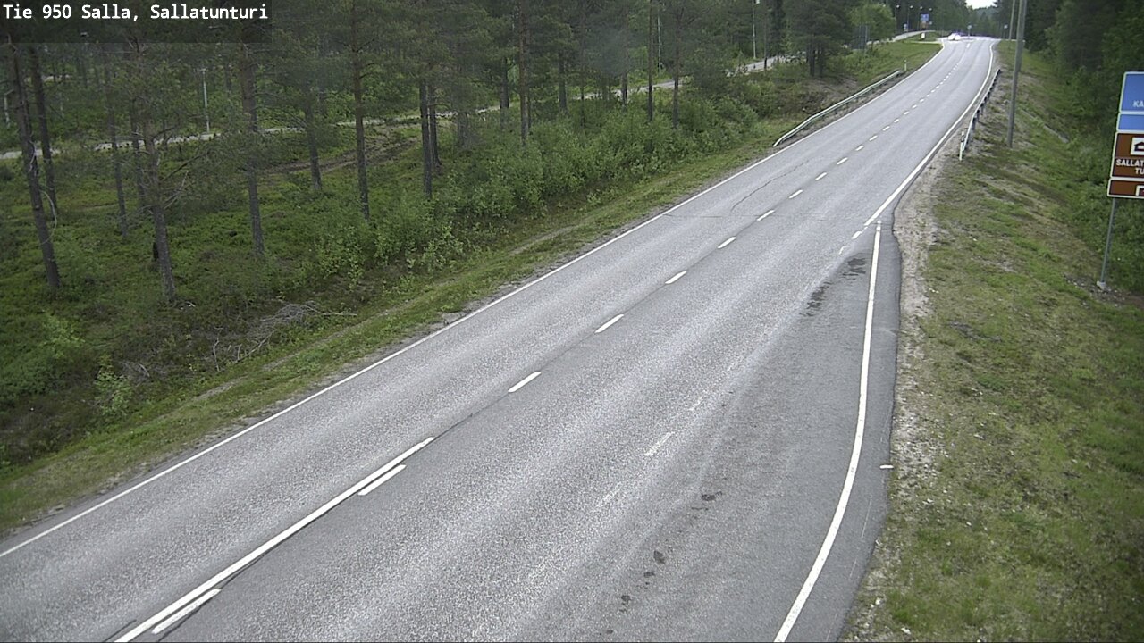 Kelikamerat Kuva Tie 950 Salla, Sallatunturi, Salla, Lappi