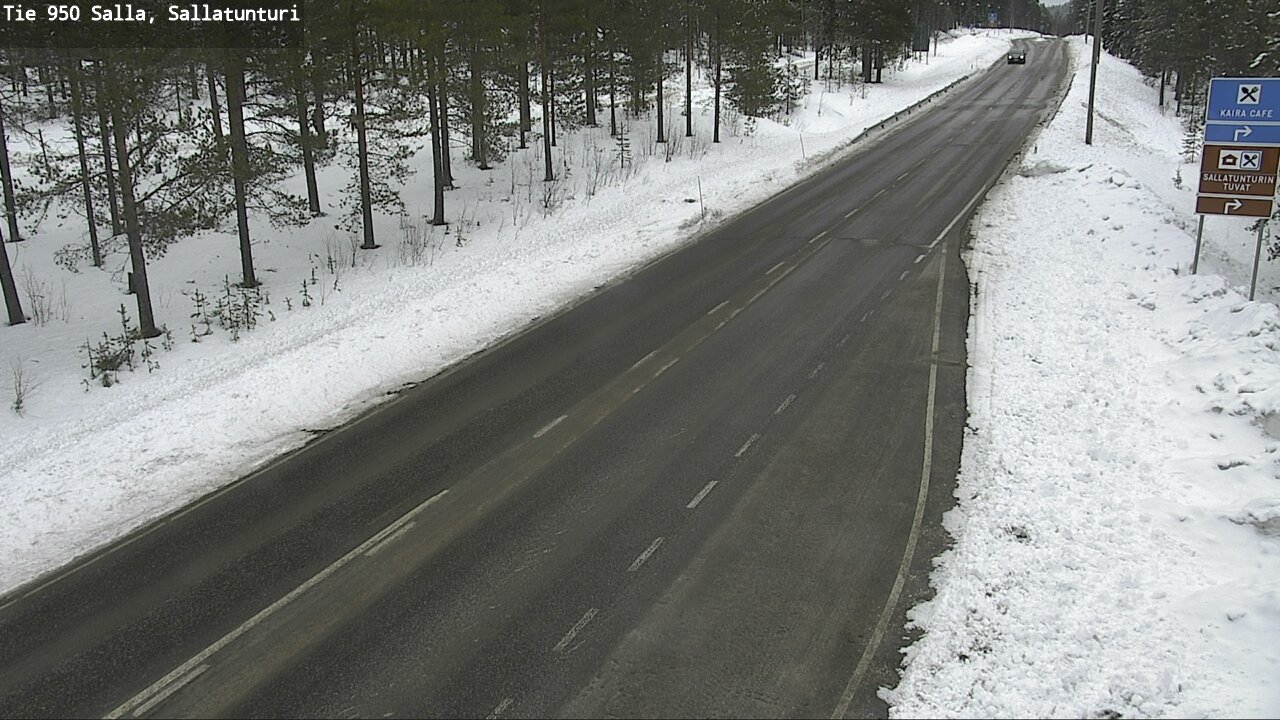 Kelikamerat Kuva Tie 950 Salla, Sallatunturi, Salla, Lappi