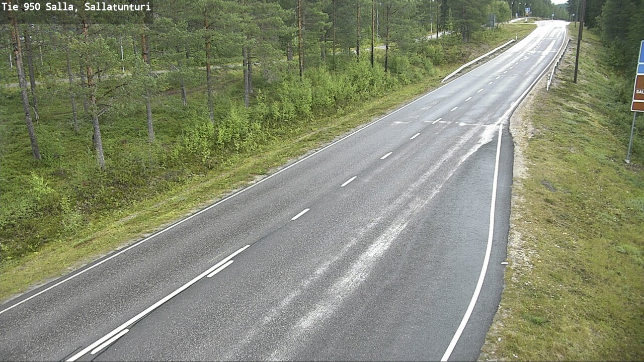 Weather Camera Image Road 950 Salla, Sallatunturi, Salla, Lappi