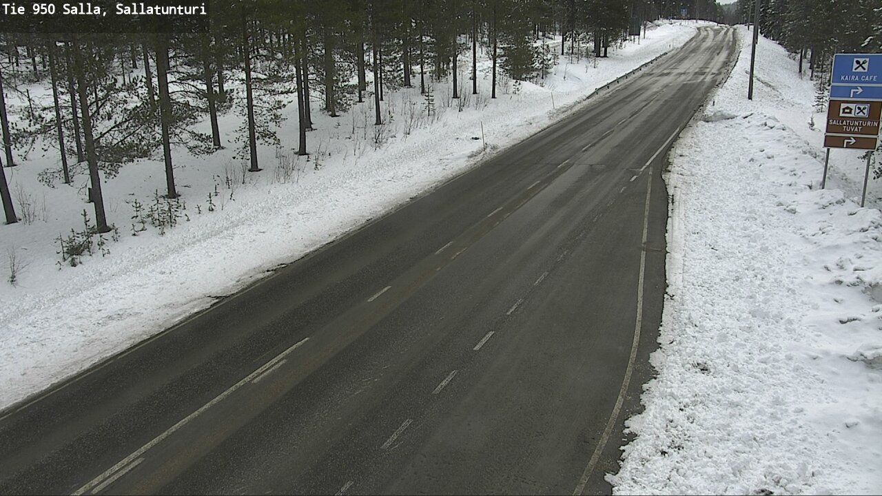 Kelikamerat Kuva Tie 950 Salla, Sallatunturi, Salla, Lappi