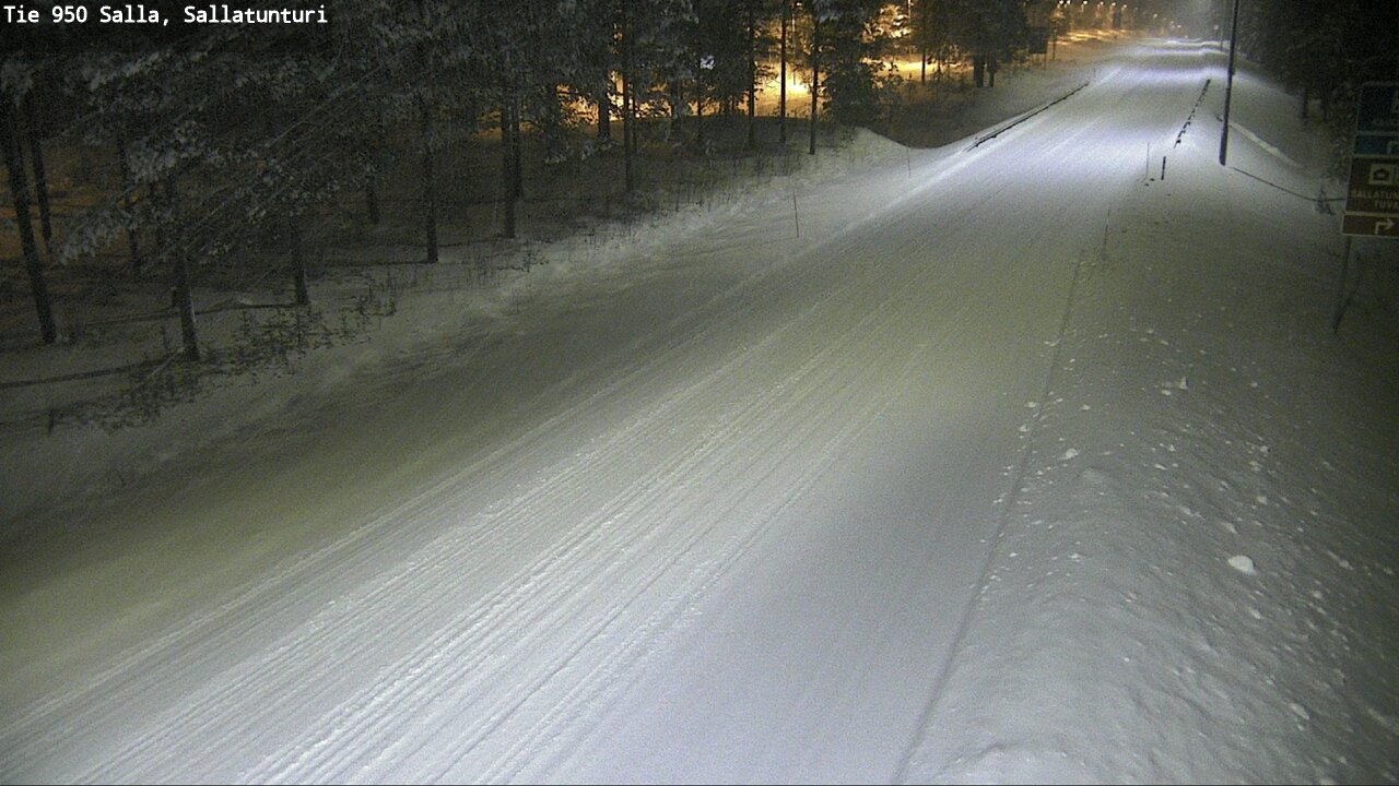 Weather Camera Image Road 950 Salla, Sallatunturi, Salla, Lappi