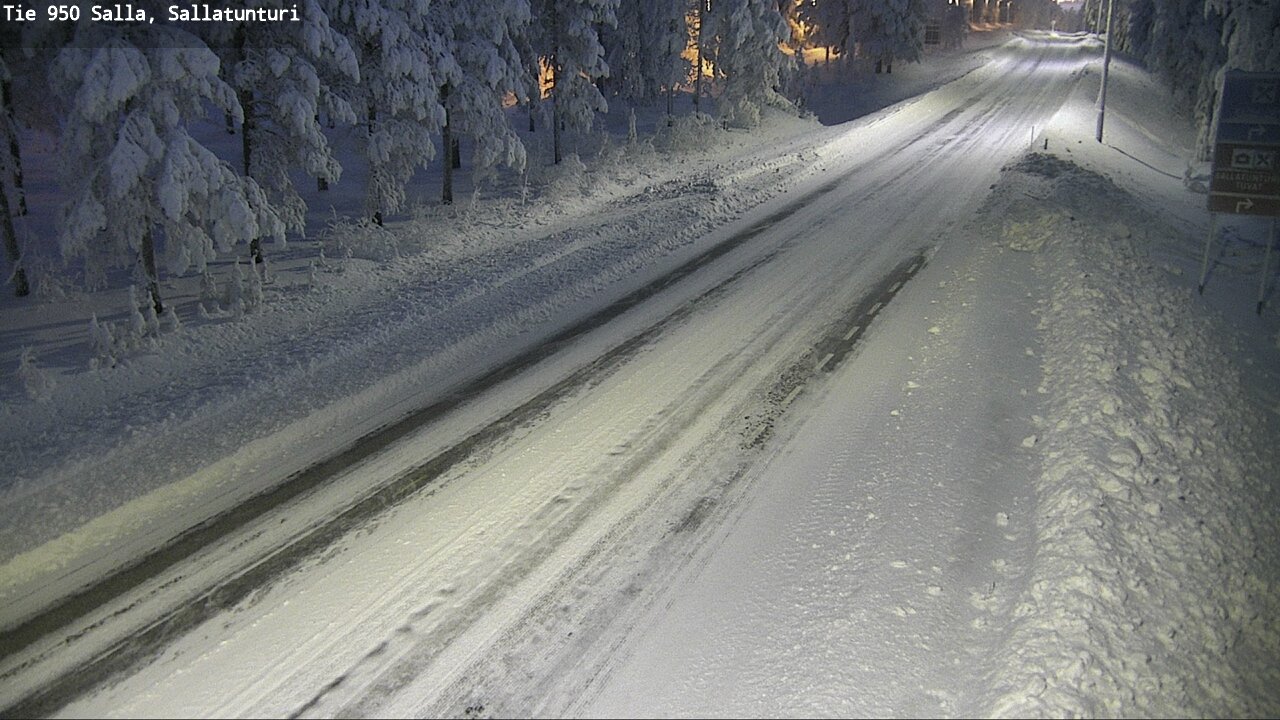 Kelikamerat Kuva Tie 950 Salla, Sallatunturi, Salla, Lappi