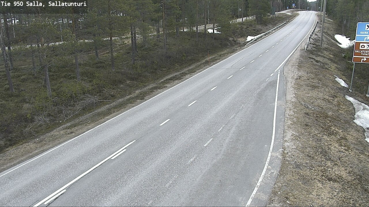 Kelikamerat Kuva Tie 950 Salla, Sallatunturi, Salla, Lappi