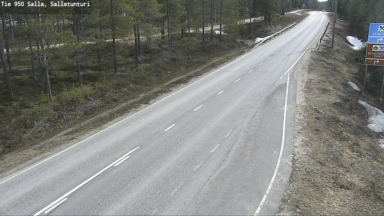 Kelikamerat Kuva Tie 950 Salla, Sallatunturi, Salla, Lappi