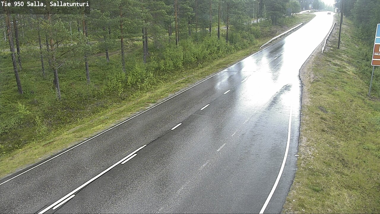 Weather Camera Image Road 950 Salla, Sallatunturi, Salla, Lappi
