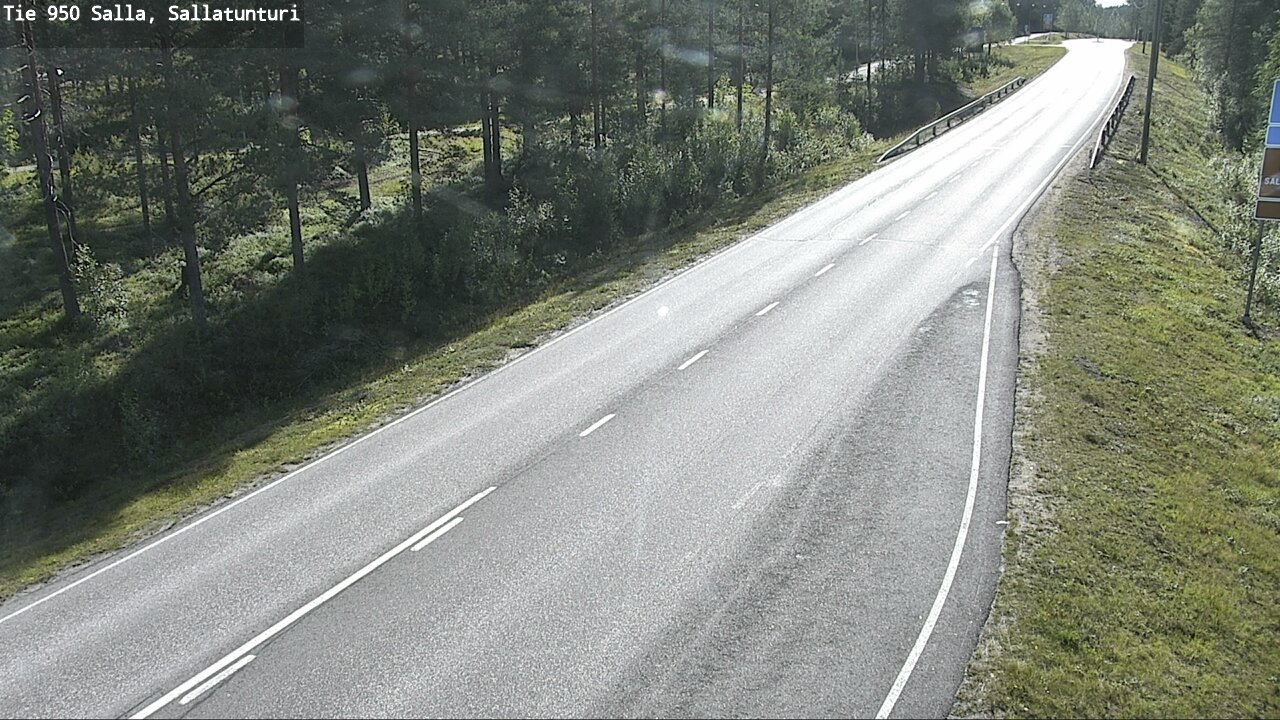 Weather Camera Image Road 950 Salla, Sallatunturi, Salla, Lappi