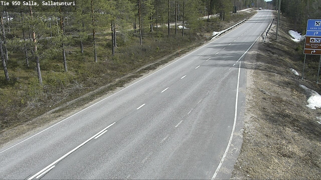 Kelikamerat Kuva Tie 950 Salla, Sallatunturi, Salla, Lappi