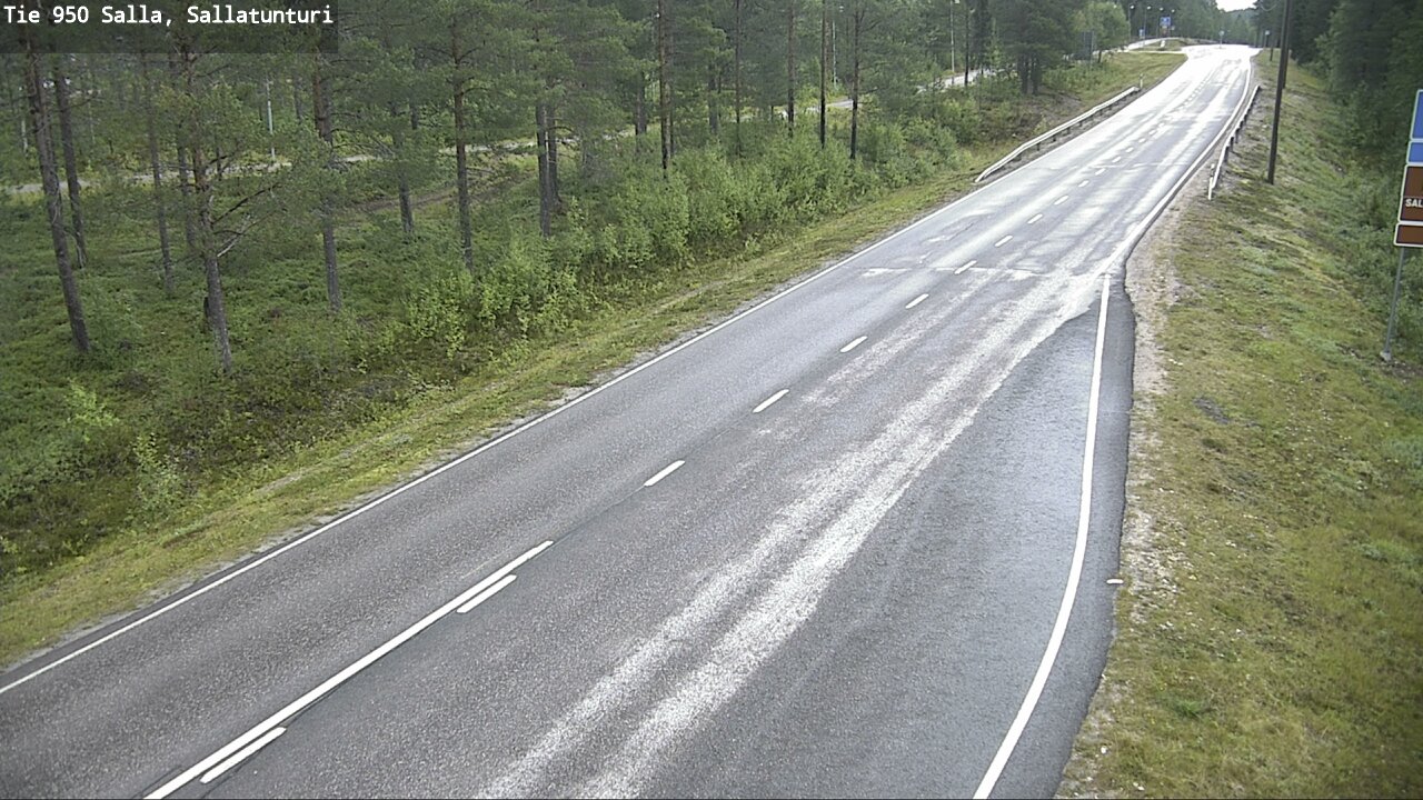 Weather Camera Image Road 950 Salla, Sallatunturi, Salla, Lappi