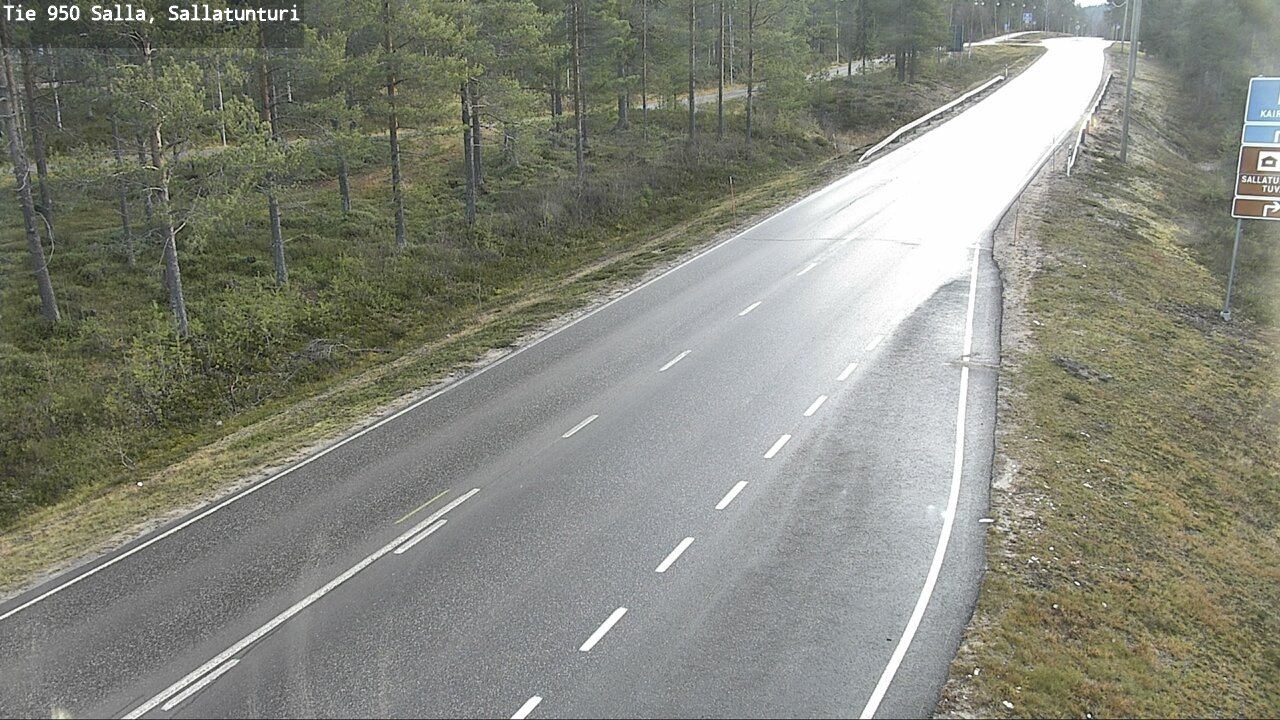 Kelikamerat Kuva Tie 950 Salla, Sallatunturi, Salla, Lappi