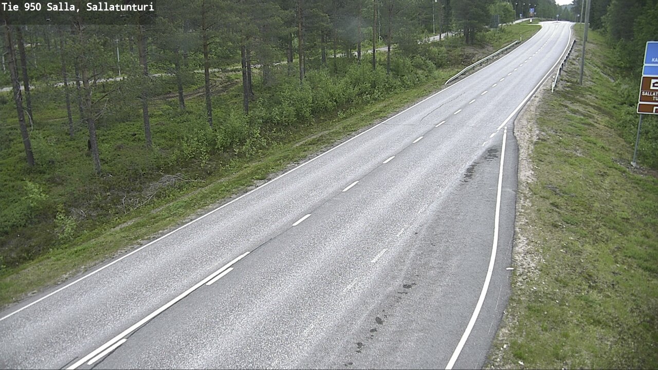 Kelikamerat Kuva Tie 950 Salla, Sallatunturi, Salla, Lappi