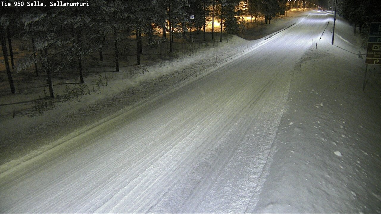 Weather Camera Image Road 950 Salla, Sallatunturi, Salla, Lappi