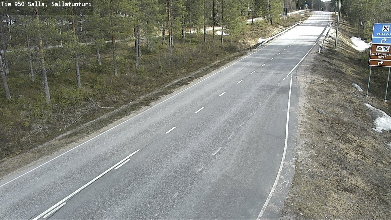 Kelikamerat Kuva Tie 950 Salla, Sallatunturi, Salla, Lappi