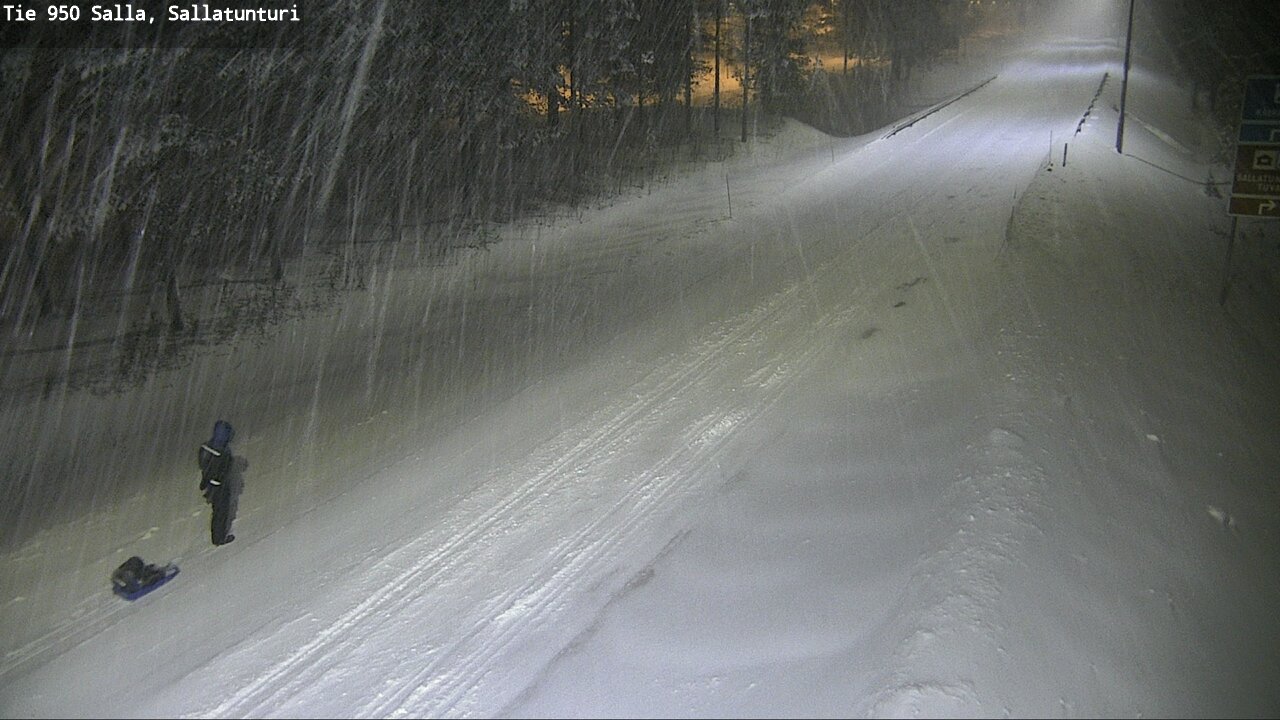 Weather Camera Image Road 950 Salla, Sallatunturi, Salla, Lappi