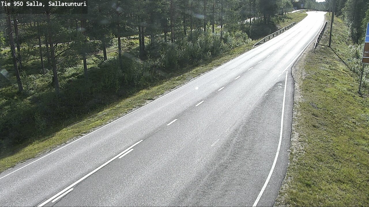 Weather Camera Image Road 950 Salla, Sallatunturi, Salla, Lappi