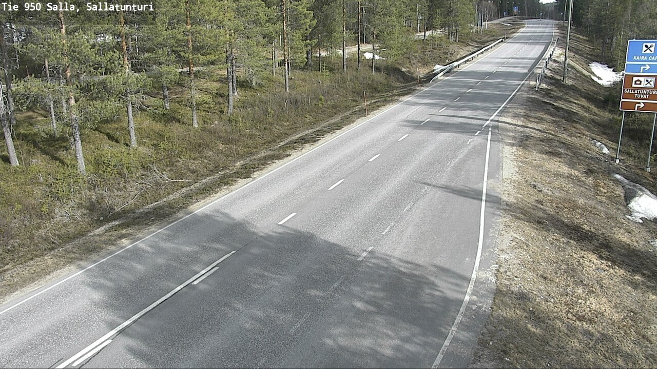 Kelikamerat Kuva Tie 950 Salla, Sallatunturi, Salla, Lappi