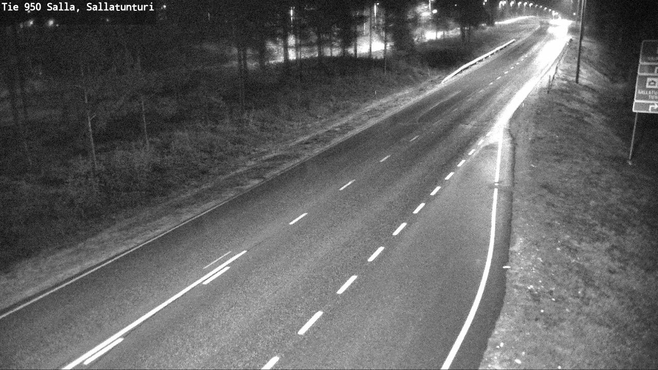 Kelikamerat Kuva Tie 950 Salla, Sallatunturi, Salla, Lappi