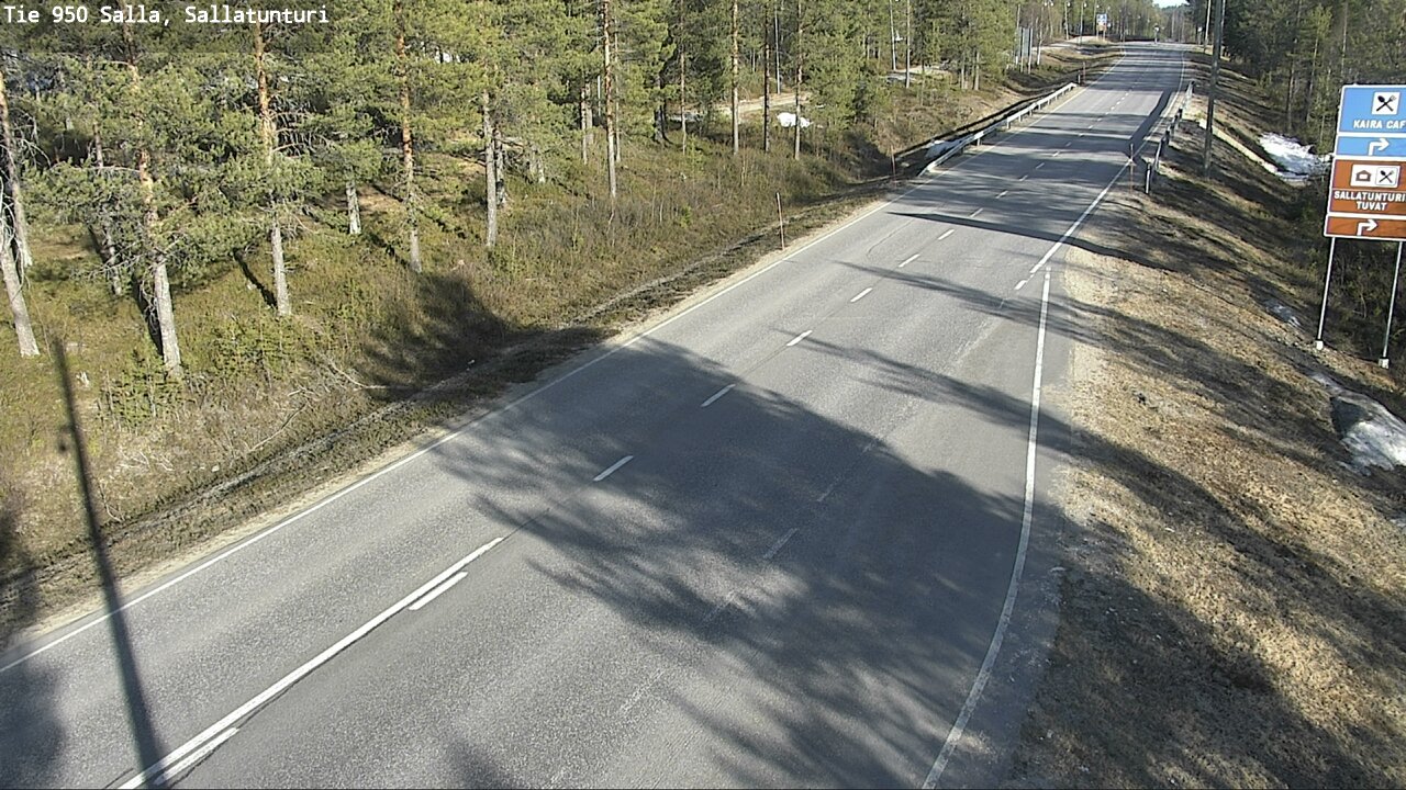 Kelikamerat Kuva Tie 950 Salla, Sallatunturi, Salla, Lappi