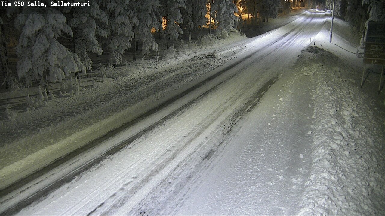 Kelikamerat Kuva Tie 950 Salla, Sallatunturi, Salla, Lappi