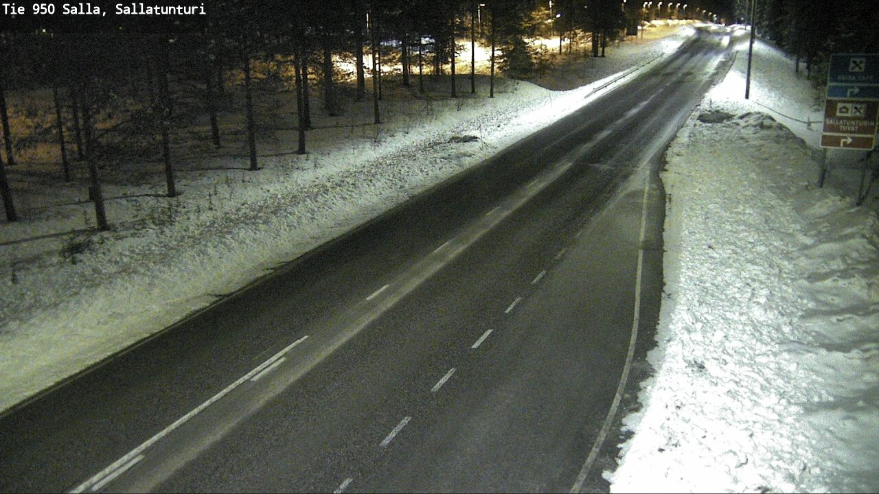 Kelikamerat Kuva Tie 950 Salla, Sallatunturi, Salla, Lappi