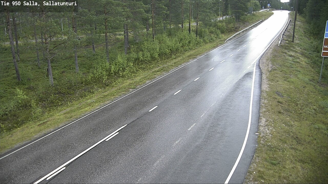 Weather Camera Image Road 950 Salla, Sallatunturi, Salla, Lappi